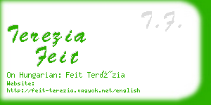 terezia feit business card